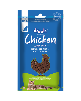Drools Chicken Liver Dice CatTreats 35gm